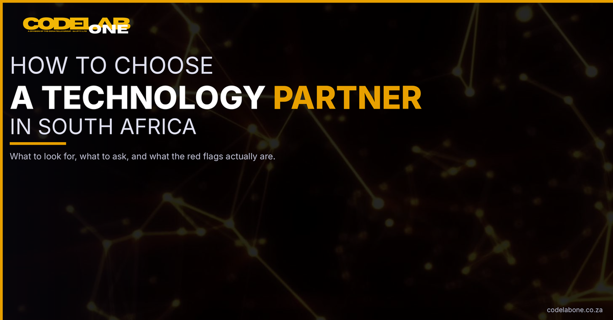 How to choose a technology partner for your South African business