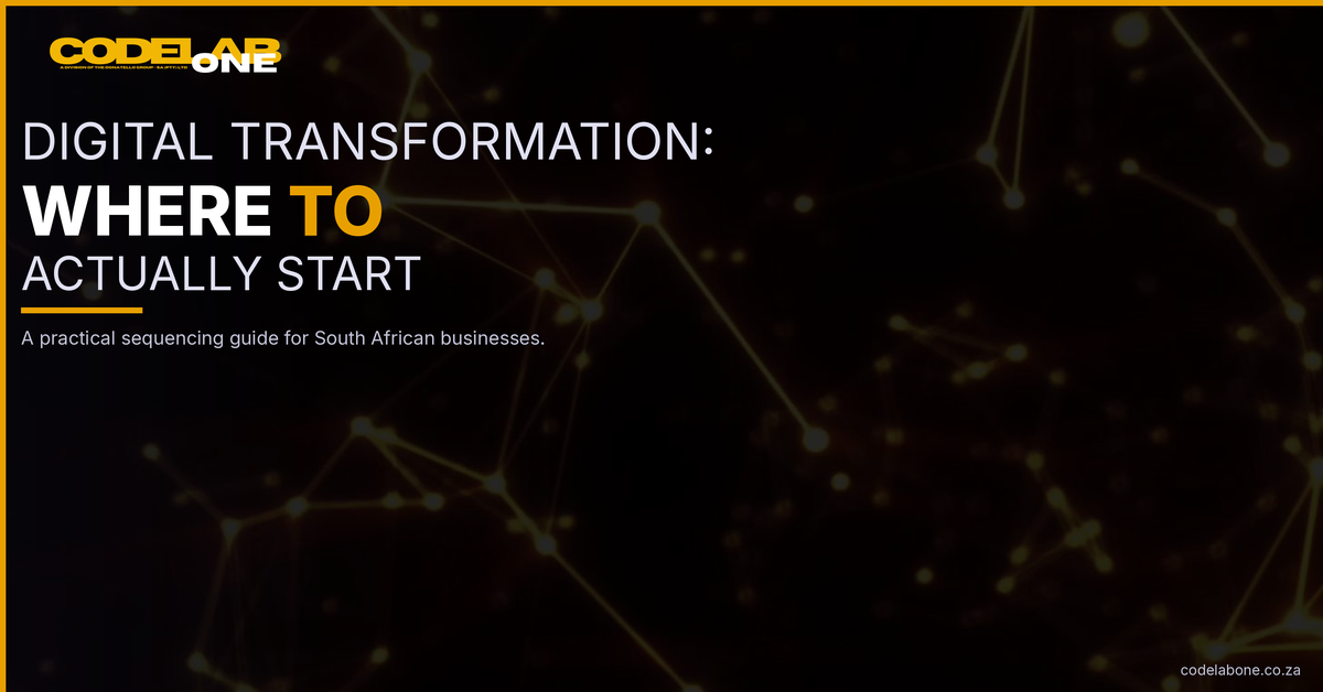 Digital transformation for South African businesses: where to actually start