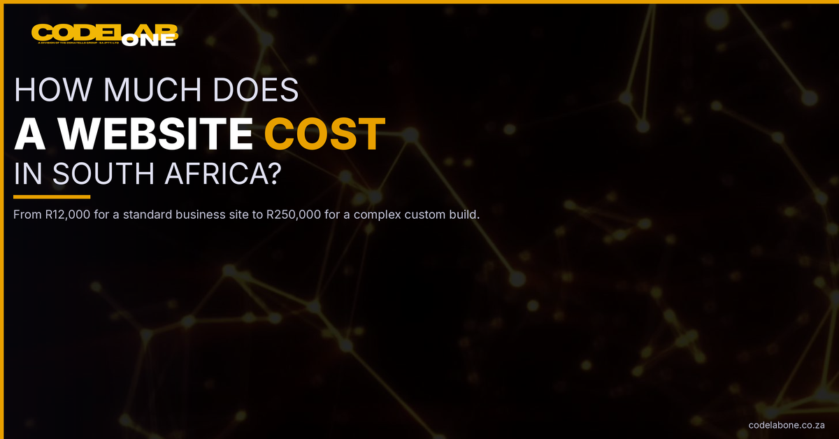 How much does a website cost in South Africa in 2026?