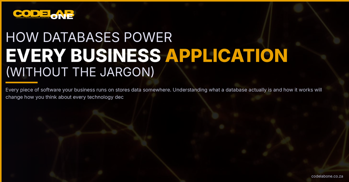 How databases power every business application (without the jargon)