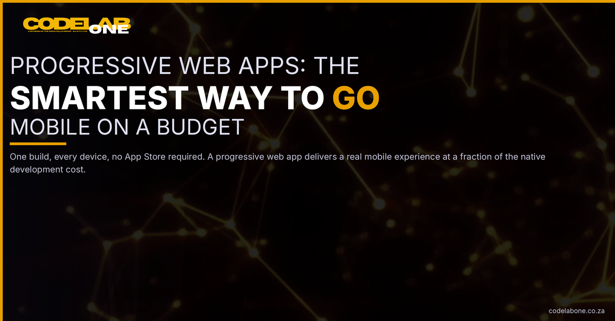 Progressive web apps: the smartest way to go mobile on a budget